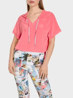 Marc Cain Blusen & Tuniken|Shirts & Tops-SPORTIVES BLUSENSHIRT light neon red