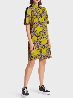 Marc Cain Kleider-SPORTIVES MINIKLEID IN A-LINIE bright pink lavender
