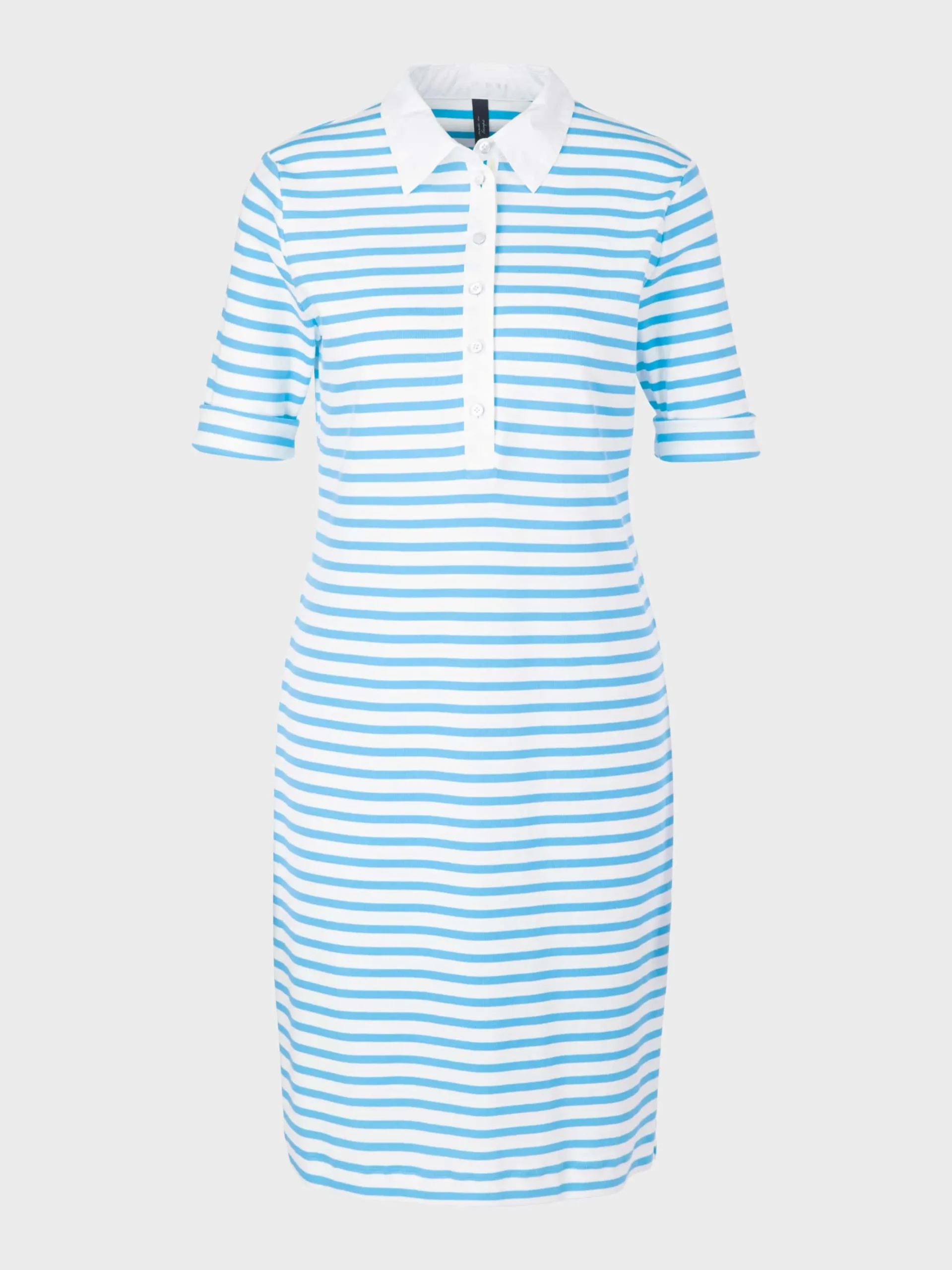 Marc Cain Kleider-SPORTIVES STREIFENKLEID light turquoise