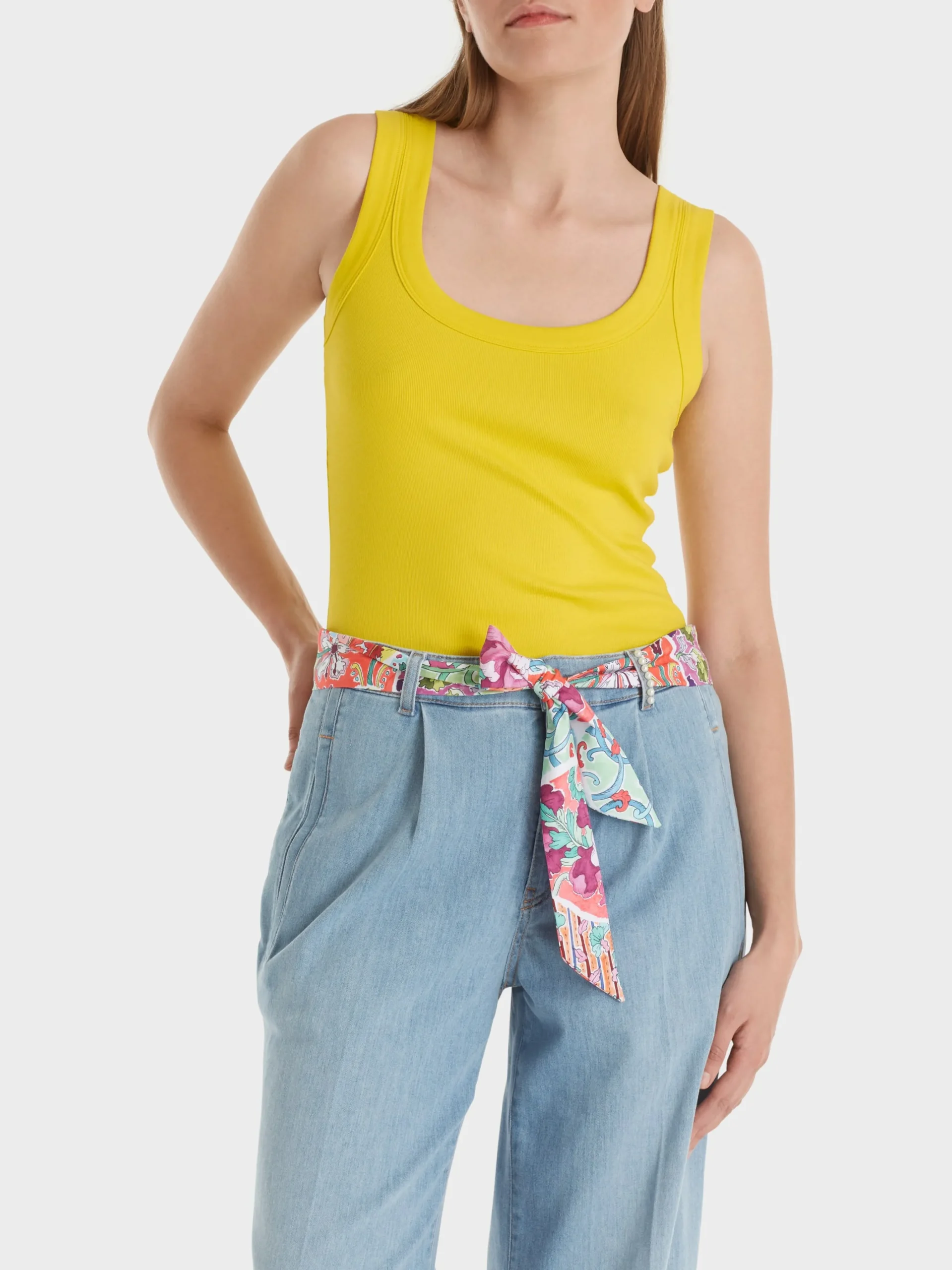 Marc Cain Shirts & Tops-SPORTIVES TOP bright sulphur