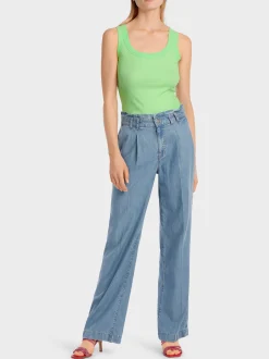 Marc Cain Shirts & Tops-SPORTIVES TOP light apple green