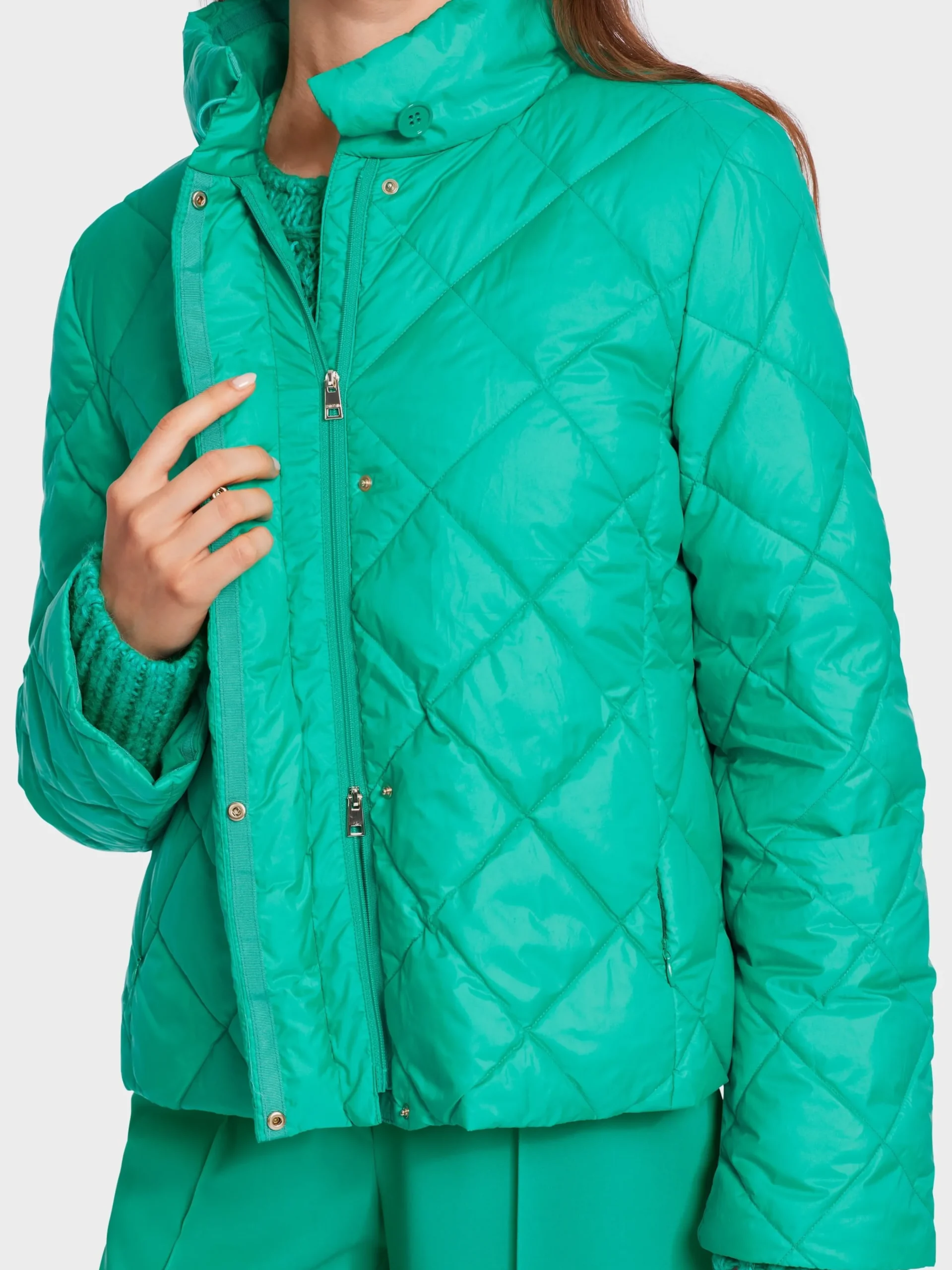 Marc Cain Mäntel & Outdoorjacken-STEPPJACKE "RETHINK TOGETHER" bright malachite