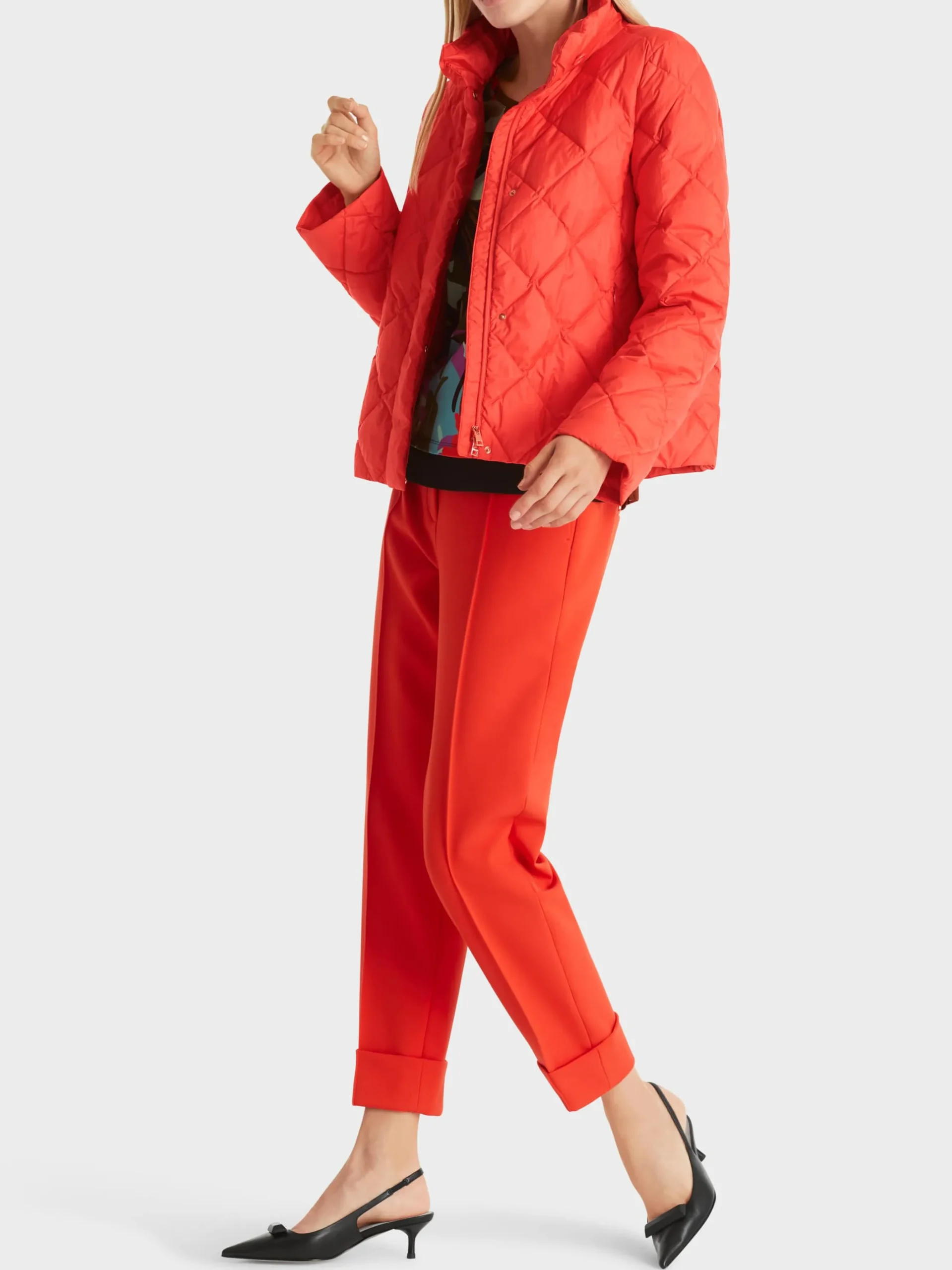 Marc Cain Mäntel & Outdoorjacken-STEPPJACKE "RETHINK TOGETHER" bright tomato
