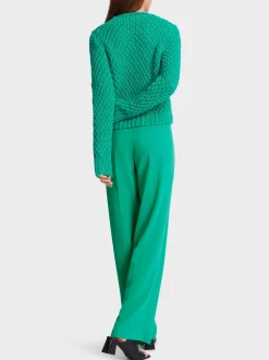 Marc Cain Pullover & Sweatshirts|Strick-STRICKPULLOVER "RETHINK TOGETHER" bright malachite
