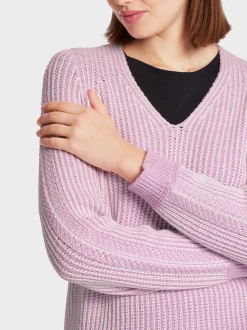 Marc Cain Pullover & Sweatshirts|Strick-SWEATER MIT EGG SHAPE 