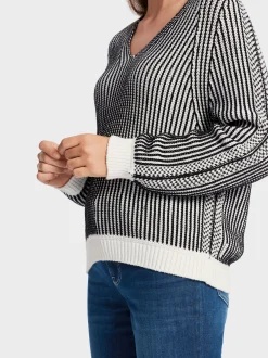 Marc Cain Pullover & Sweatshirts|Strick-SWEATER MIT EGG SHAPE