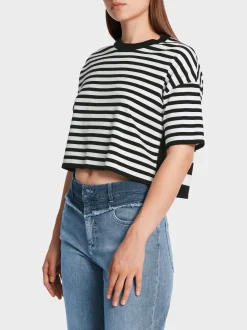 Marc Cain Pullover & Sweatshirts|Strick-SWEATER MIT STREIFEN