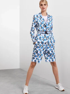 Marc Cain Accessoires-TAILLENGÜRTEL MIT STREIFEN bright azure
