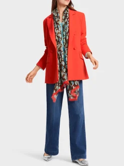 Marc Cain Blazer|Hosenanzüge-TAILLIERTER BLAZER bright tomato