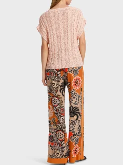Marc Cain Pullover & Sweatshirts|Strick-TANK TOP IN STRICK “RETHINK TOGETHER” soft rose