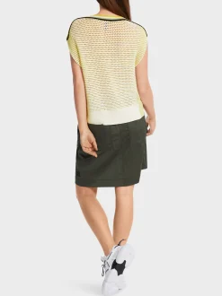 Marc Cain Pullover & Sweatshirts|Strick-TANK TOP KNITTED IN GERMANY soft limeade