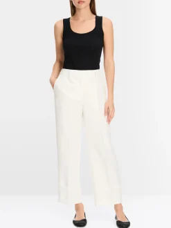 Marc Cain Shirts & Tops-TANKTOP AUS FEINRIPP black
