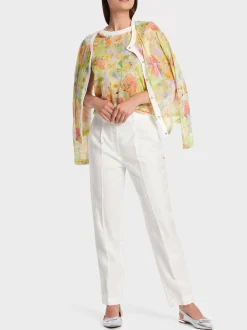 Marc Cain Shirts & Tops|Strick-TOP KNITTED IN GERMANY pale lemon