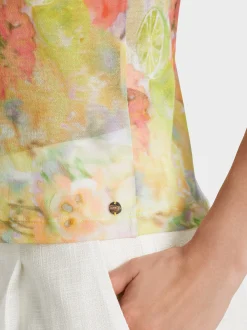 Marc Cain Shirts & Tops|Strick-TOP KNITTED IN GERMANY pale lemon