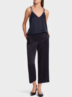 Marc Cain Shirts & Tops-TOP MIT V-NECK midnight blue