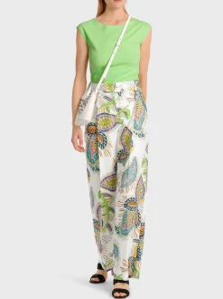 Marc Cain Shirts & Tops-T-SHIRT MIT ANGESCHNITTENEM ARM light apple green