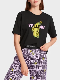 Marc Cain Shirts & Tops-T-SHIRT MIT FOTOPRINT „RETHINK TOGETHER“ black