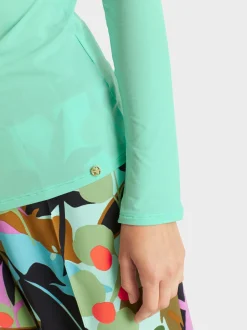 Marc Cain Shirts & Tops-T-SHIRT MIT ROLLKRAGEN soft malachite