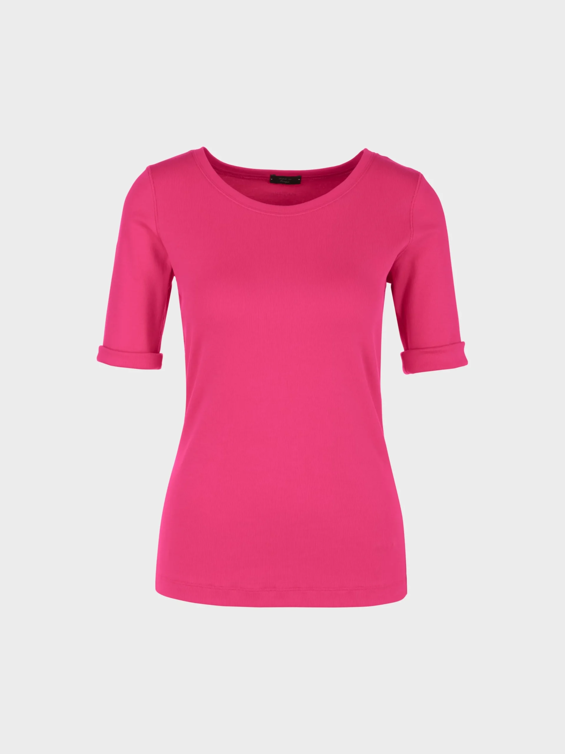 Marc Cain Shirts & Tops-T-SHIRT MIT RUNDHALS super pink