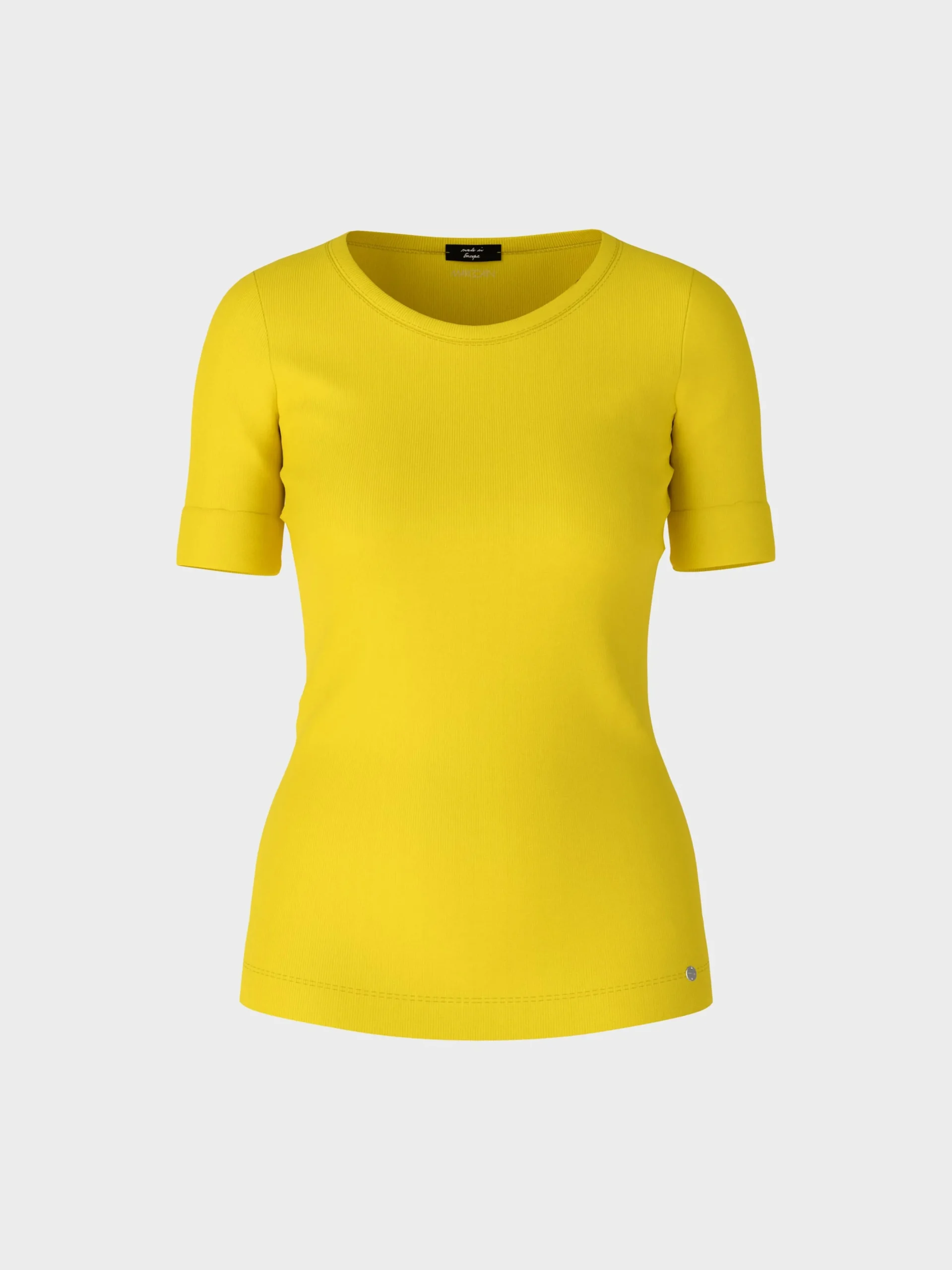 Marc Cain Shirts & Tops-T-SHIRT MIT RUNDHALS bright sulphur