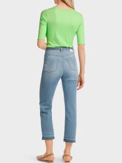 Marc Cain Shirts & Tops-T-SHIRT MIT RUNDHALS light apple green