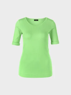 Marc Cain Shirts & Tops-T-SHIRT MIT RUNDHALS light apple green