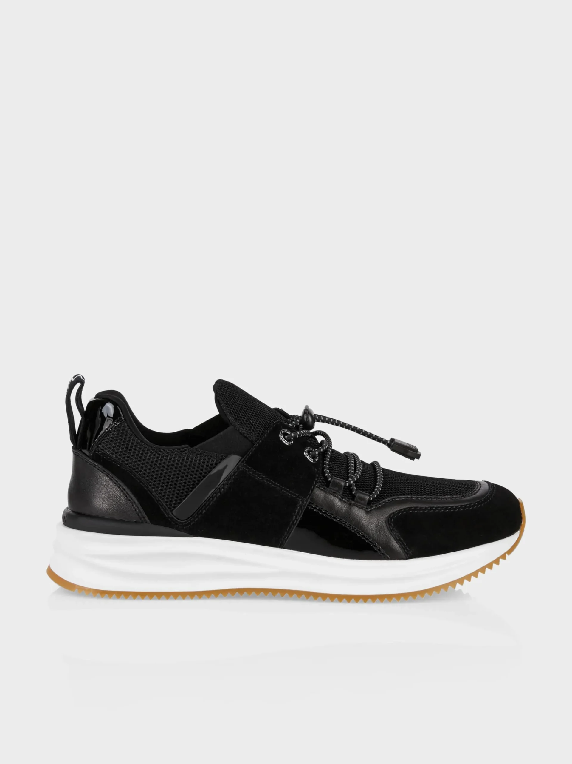 Marc Cain Schuhe-UNI SNEAKER IN MATERIALMIX black