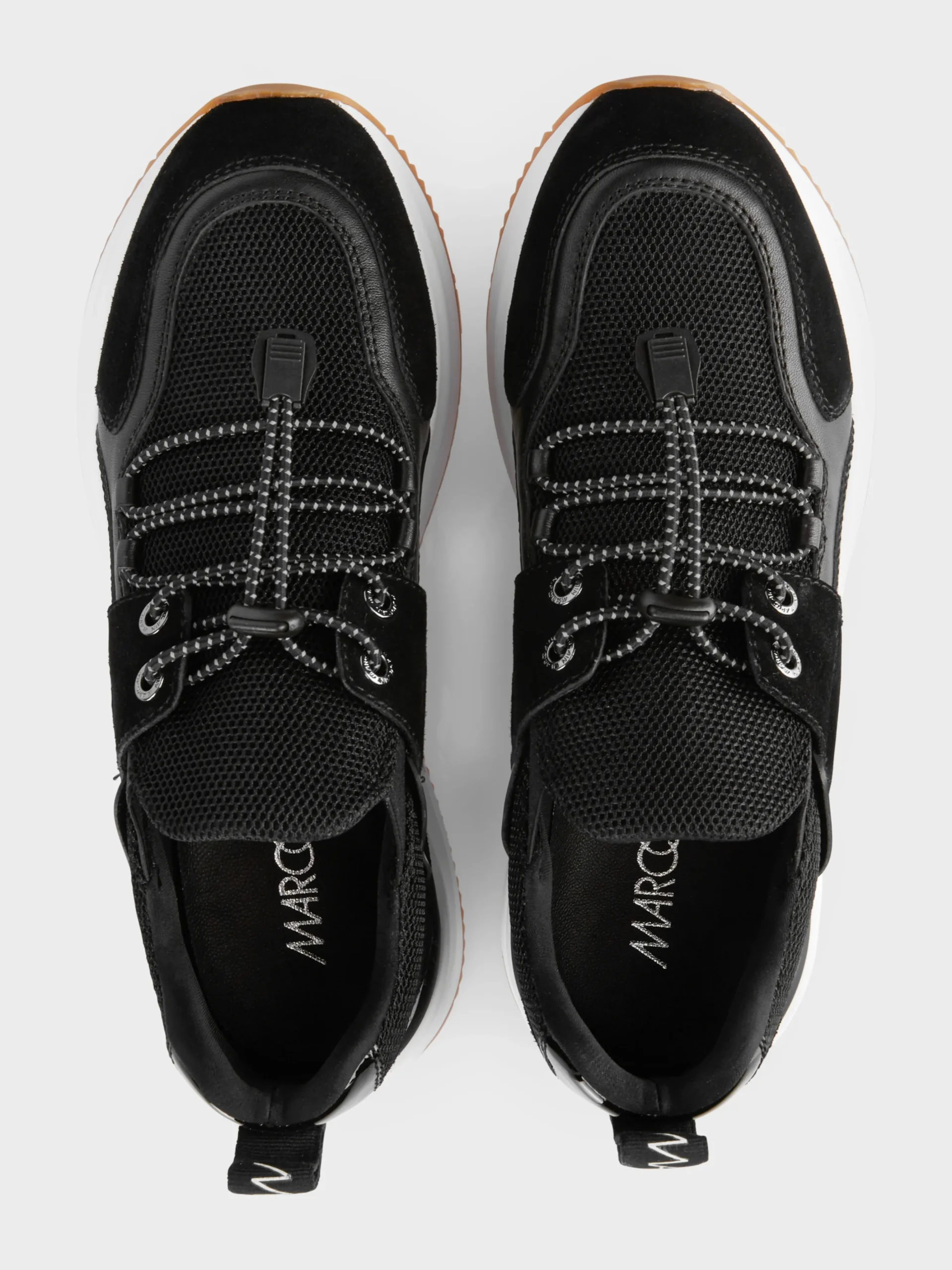 Marc Cain Schuhe-UNI SNEAKER IN MATERIALMIX black