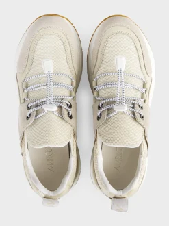Marc Cain Schuhe-UNI SNEAKER IN MATERIALMIX smoke