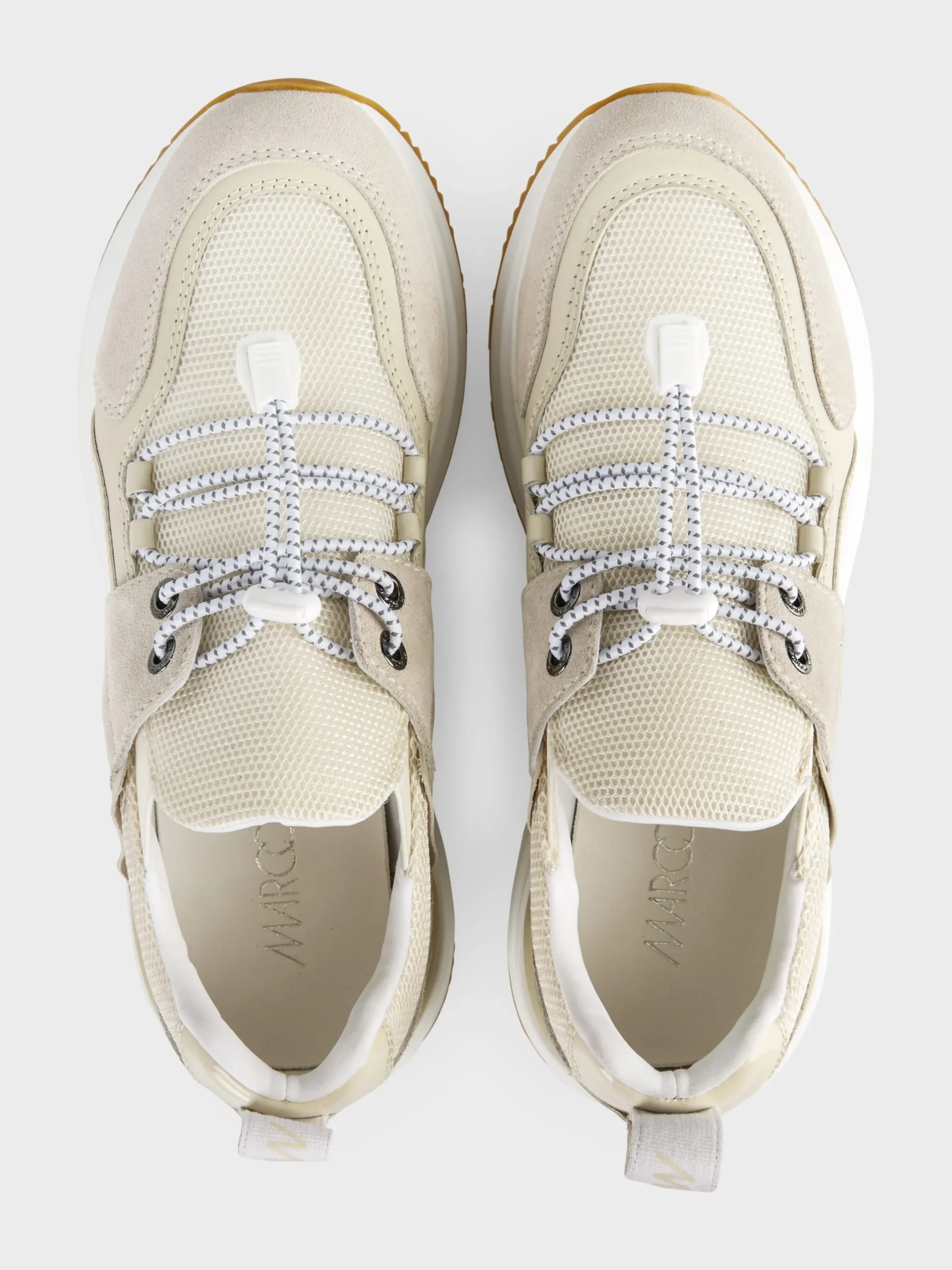 Marc Cain Schuhe-UNI SNEAKER IN MATERIALMIX smoke