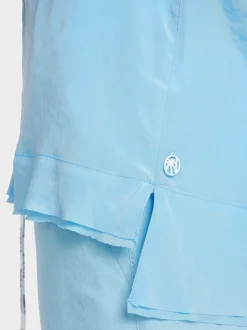 Marc Cain Blusen & Tuniken-UNIFARBENE SCHLUPFBLUSE light turquoise