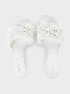 Marc Cain Schuhe-WEDGES MIT PERLEN white