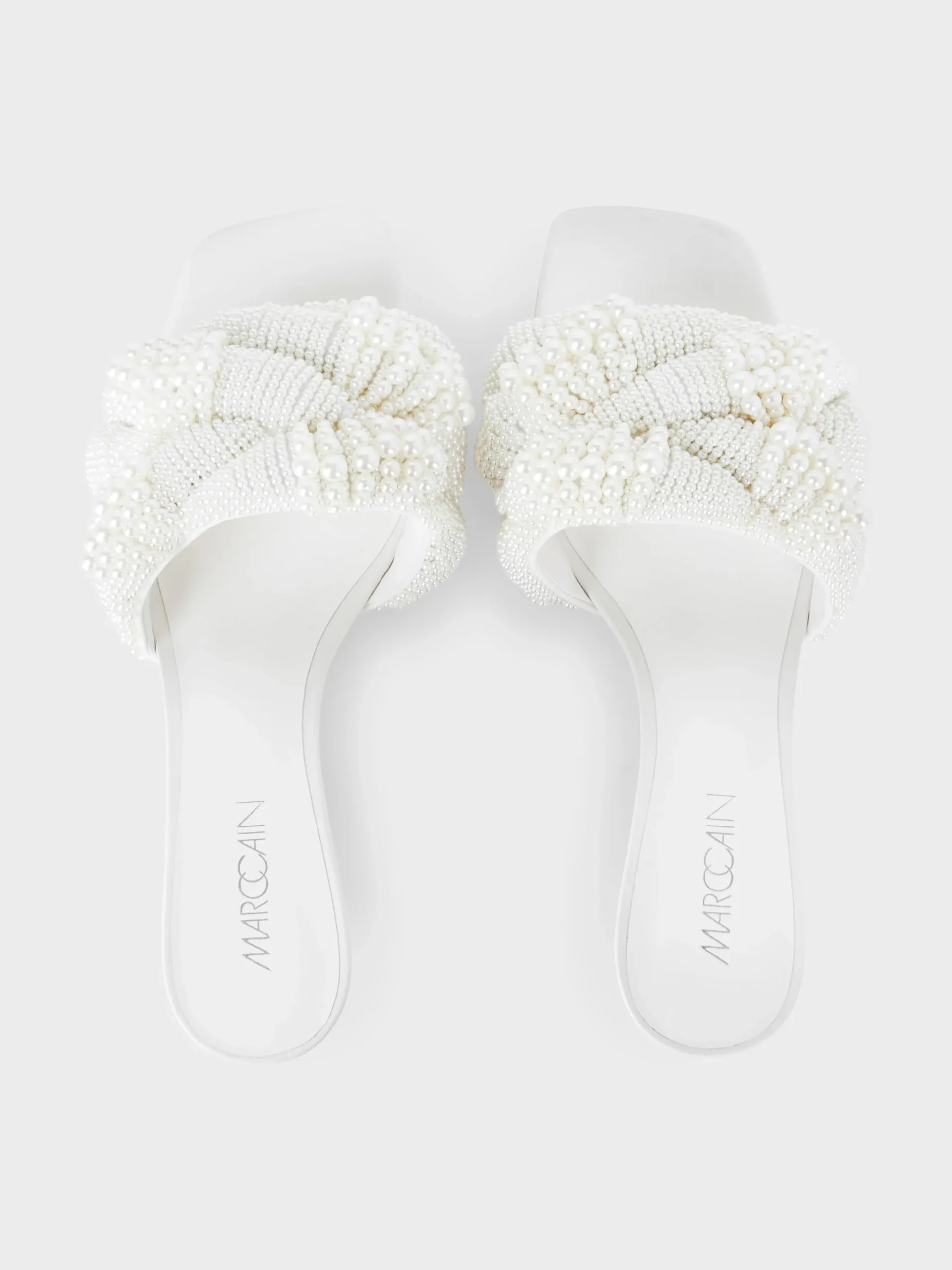 Marc Cain Schuhe-WEDGES MIT PERLEN white