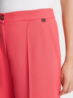 Marc Cain Hosen-WEICHFALLENDE HOSE WELLINGTON IN ¾ LÄNGE deep coral