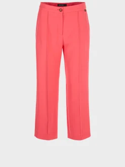 Marc Cain Hosen-WEICHFALLENDE HOSE WELLINGTON IN ¾ LÄNGE deep coral