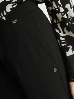 Marc Cain Hosen-WEICHFALLENDE HOSE WELLINGTON IN ¾ LÄNGE black