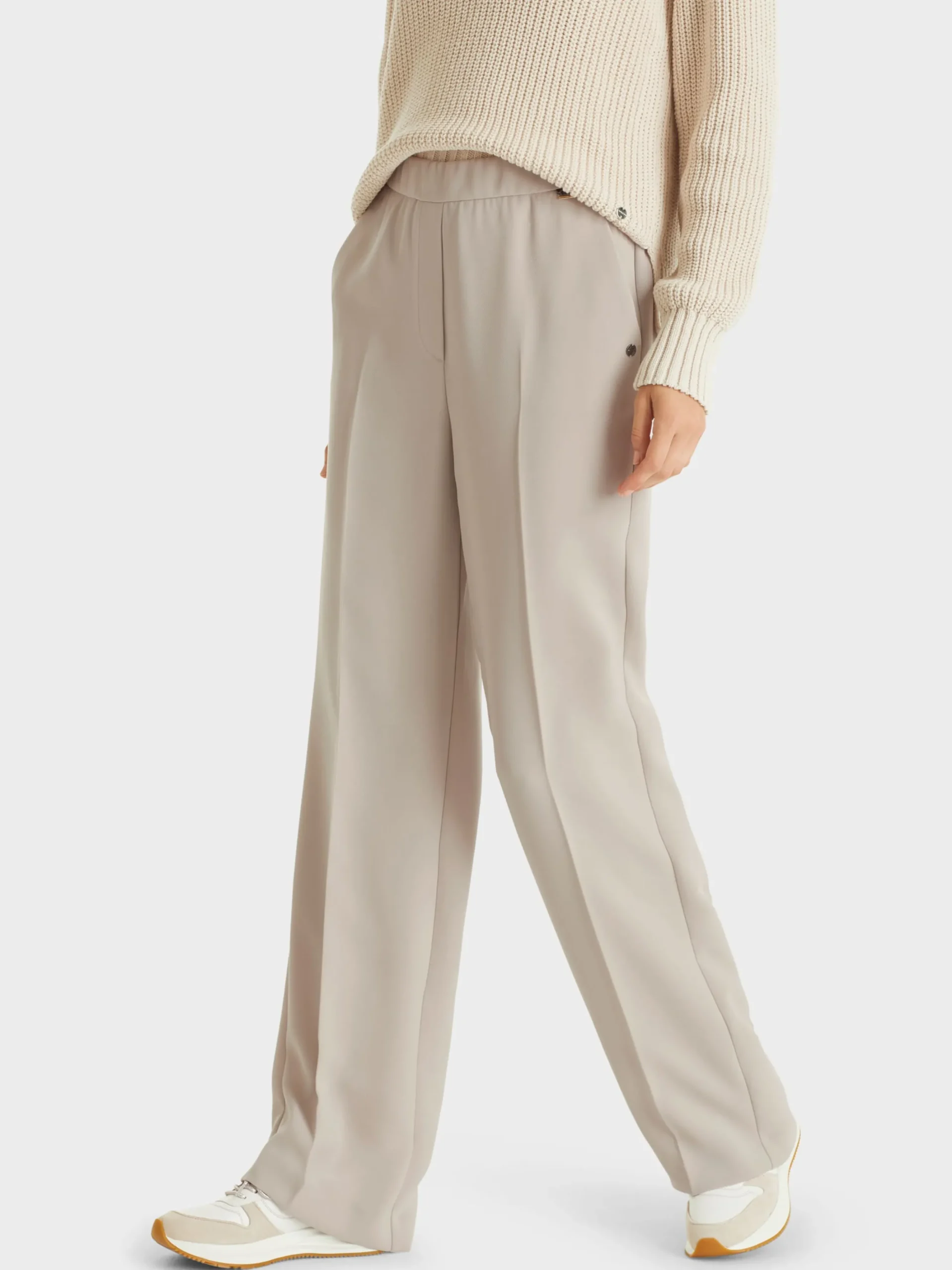 Marc Cain Hosen-WEIT UND MIT BÜGELFALTE – HOSE WASHINGTON warm stone