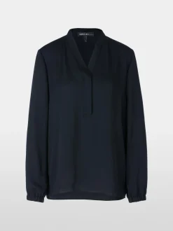 Marc Cain Blusen & Tuniken-WEITE BLUSE midnight blue
