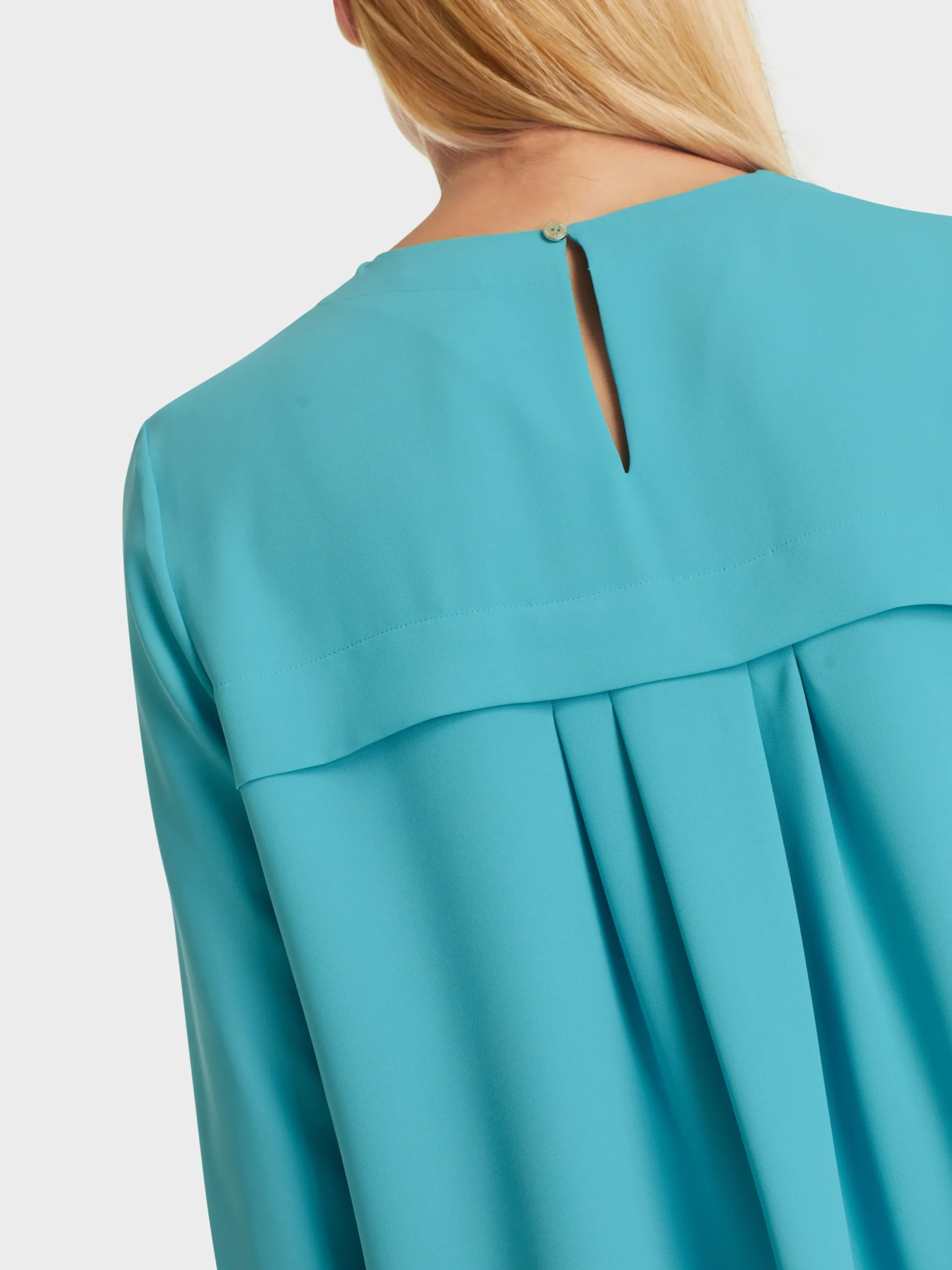 Marc Cain Blusen & Tuniken-WEITE BLUSE MIT NACKENVERSCHLUSS deep tourmaline