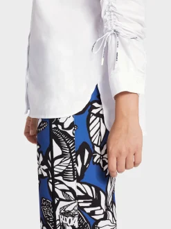 Marc Cain Blusen & Tuniken-WEITE HEMDBLUSE MIT KIMONO-ÄRMELN white