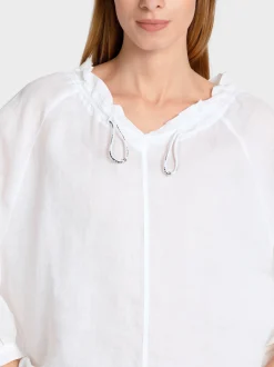 Marc Cain Blusen & Tuniken-WEITE SCHLUPFBLUSE white