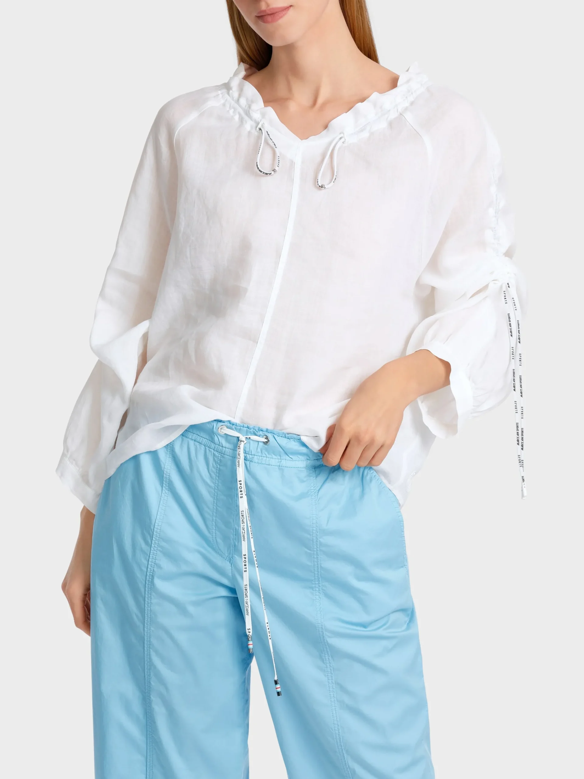 Marc Cain Blusen & Tuniken-WEITE SCHLUPFBLUSE white