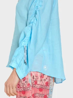 Marc Cain Blusen & Tuniken-WEITE SCHLUPFBLUSE light turquoise
