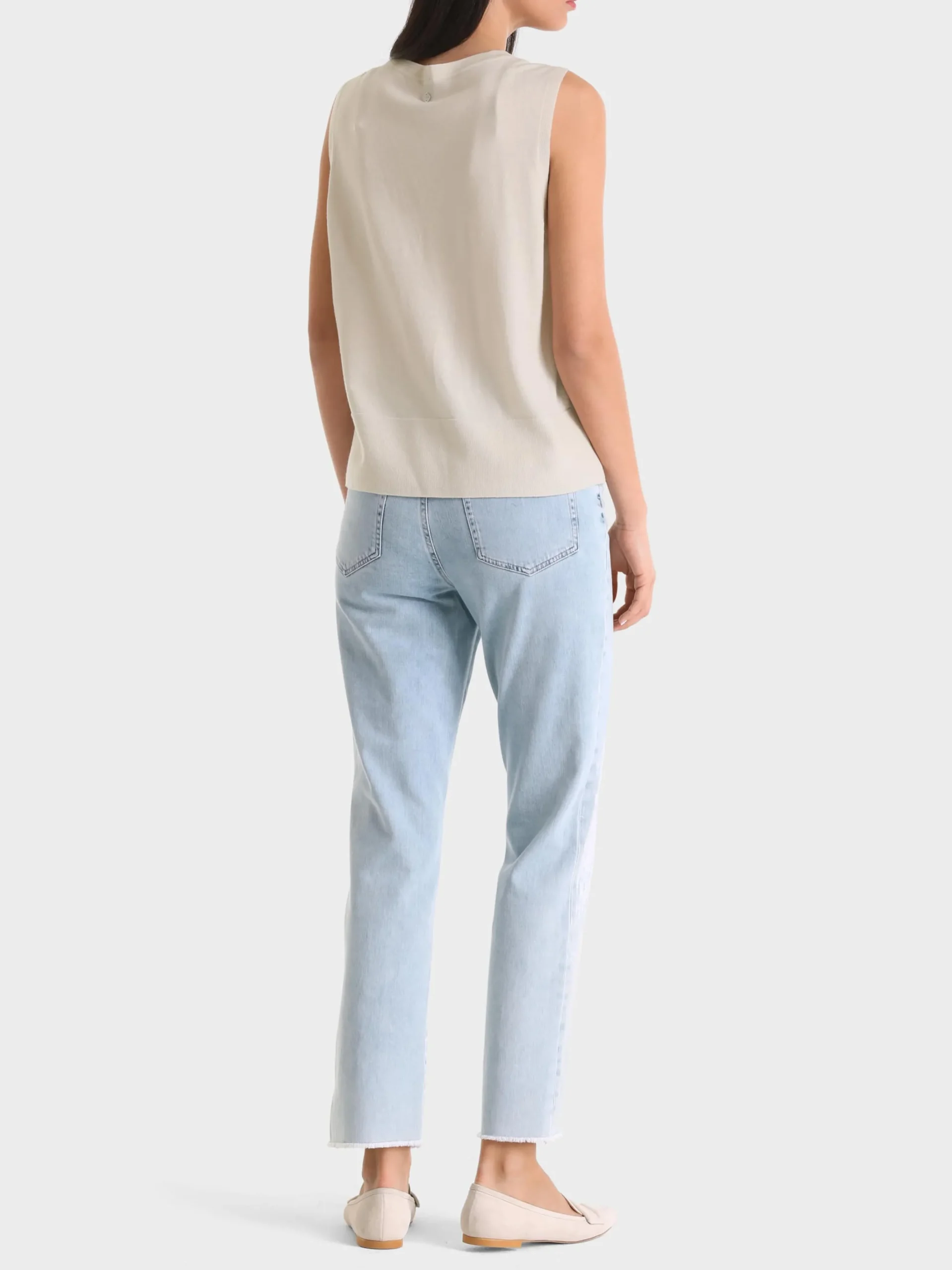 Marc Cain Shirts & Tops|Strick-WEITES TOP "RETHINK TOGETHER" smoke