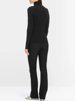 Marc Cain Shirts & Tops-ZARTER ROLLKRAGENPULLOVER black