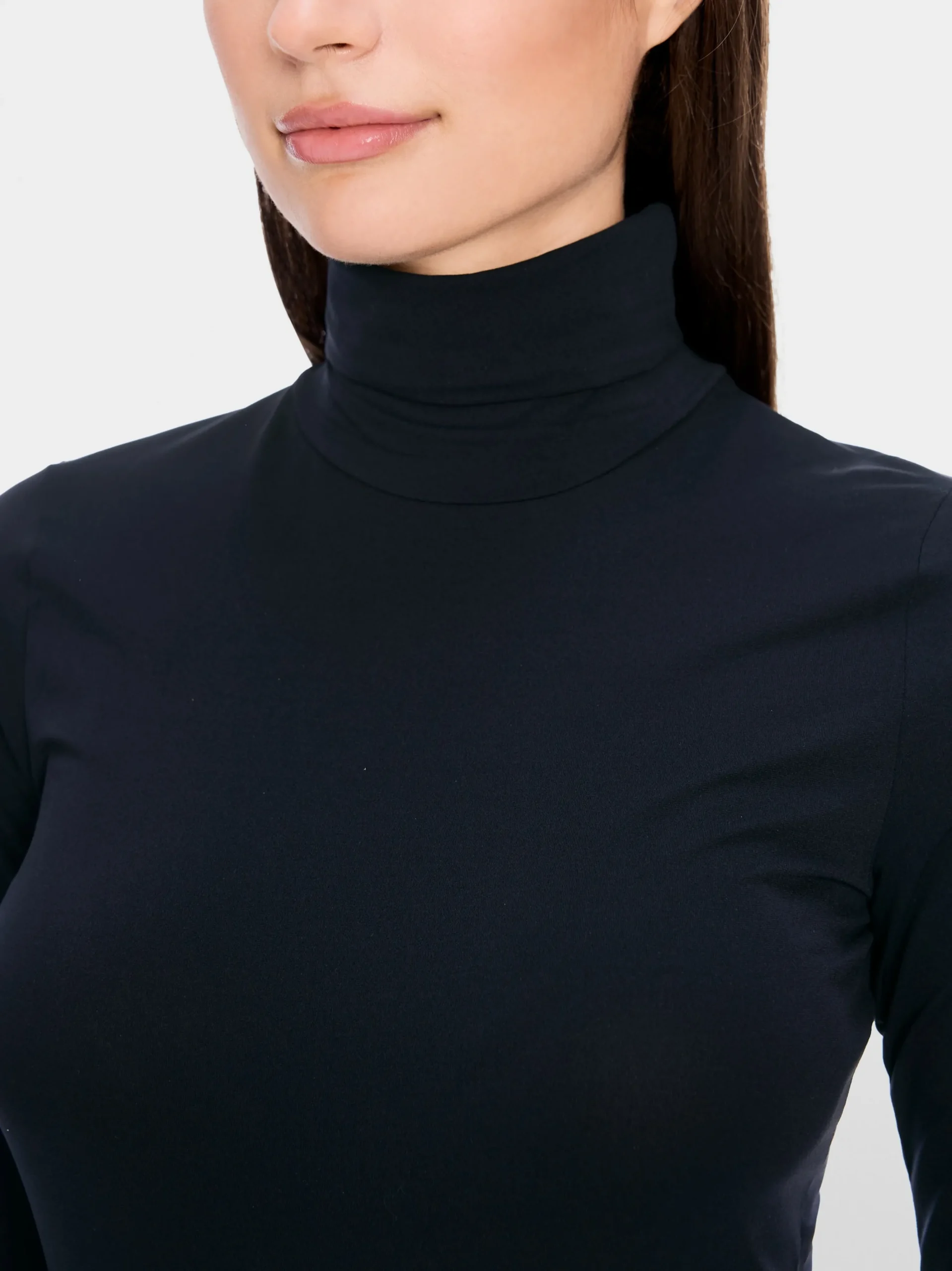 Marc Cain Shirts & Tops-ZARTER ROLLKRAGENPULLOVER midnight blue