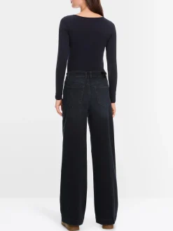 Marc Cain Shirts & Tops-ZARTES LONGSLEEVE midnight blue