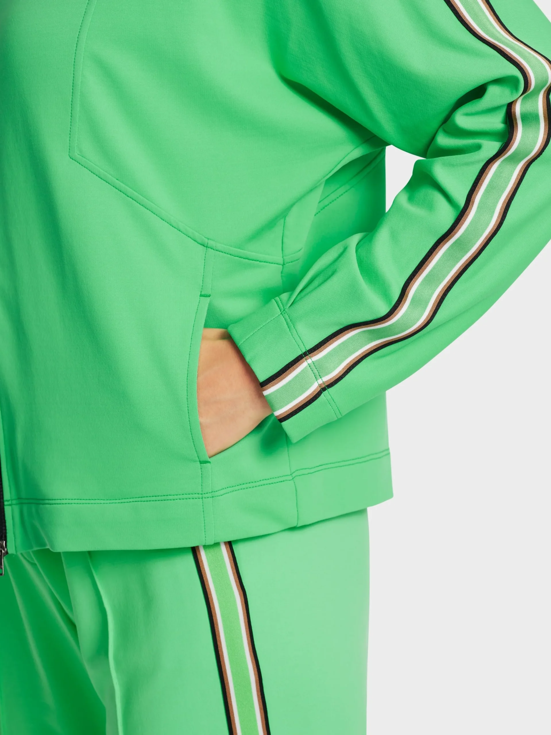 Marc Cain Jacken-ZIPPJACKE MIT KIMONO-ÄRMEL new neon green