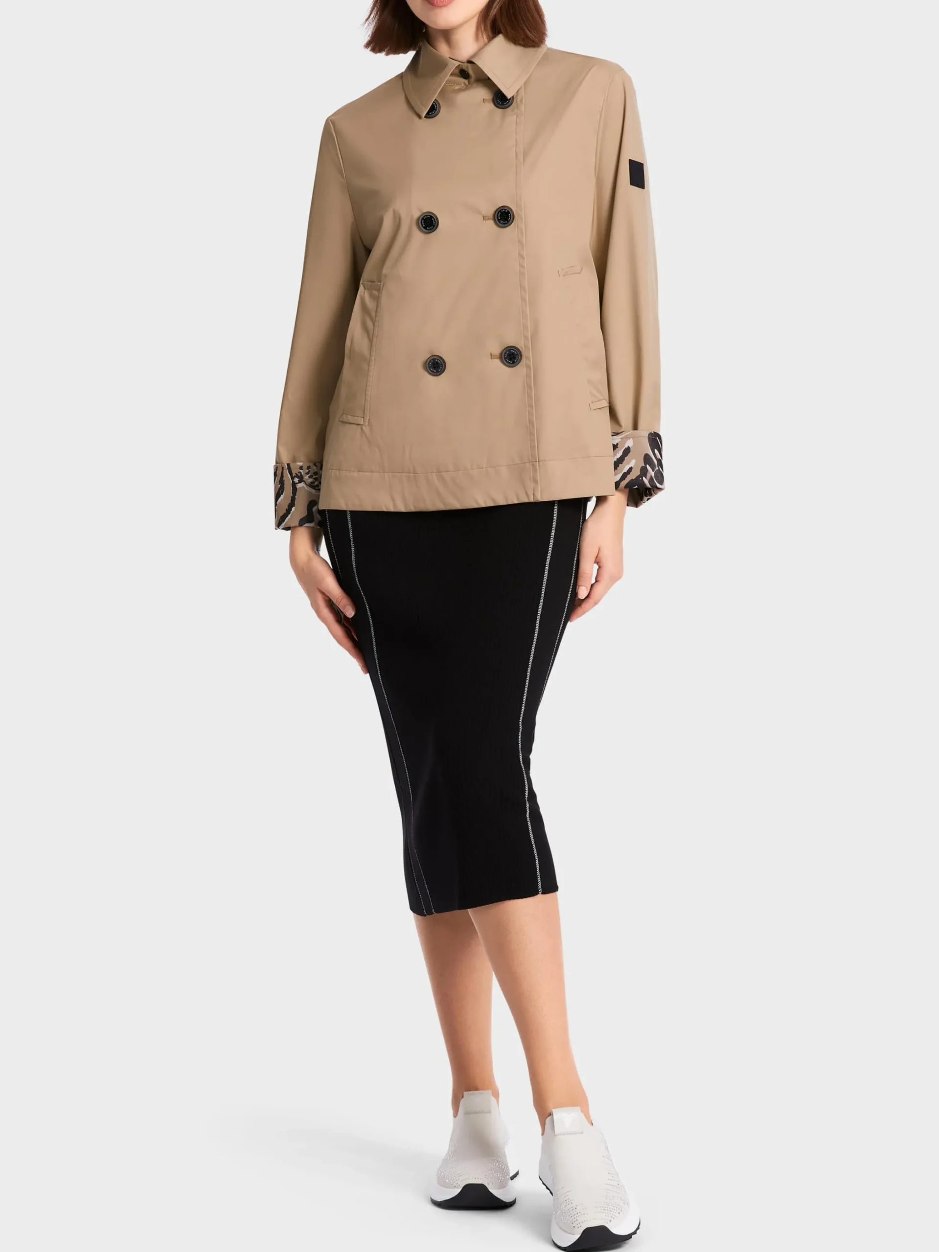 Marc Cain Mäntel & Outdoorjacken-ZWEIREIHIGE OUTDOORJACKE bright camel
