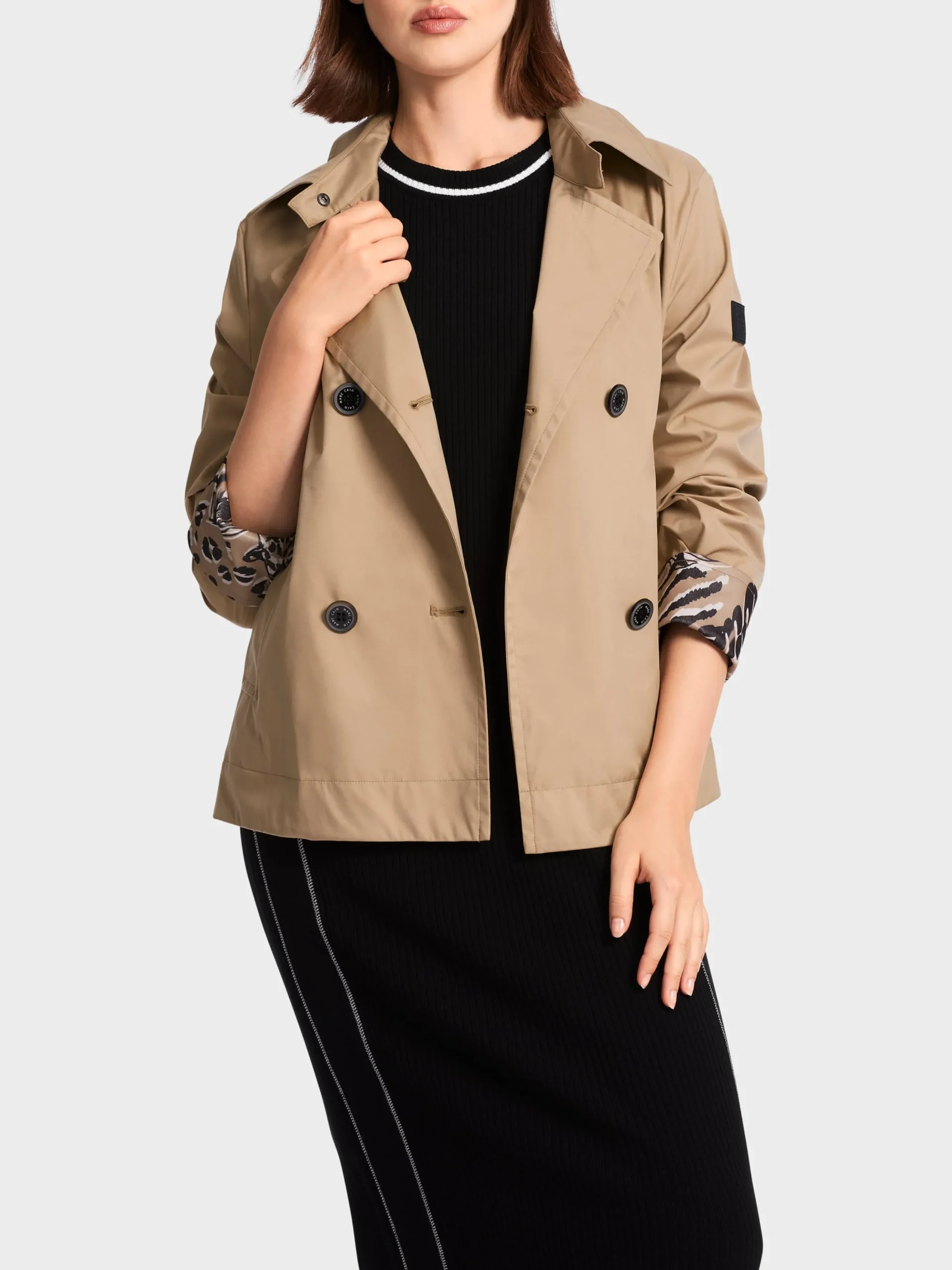 Marc Cain Mäntel & Outdoorjacken-ZWEIREIHIGE OUTDOORJACKE bright camel